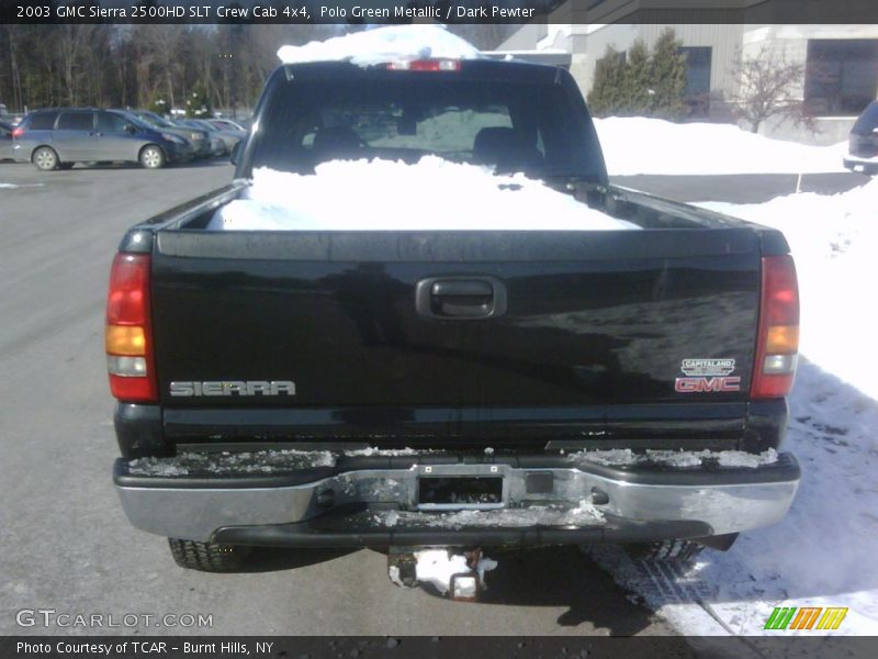 Polo Green Metallic / Dark Pewter 2003 GMC Sierra 2500HD SLT Crew Cab 4x4