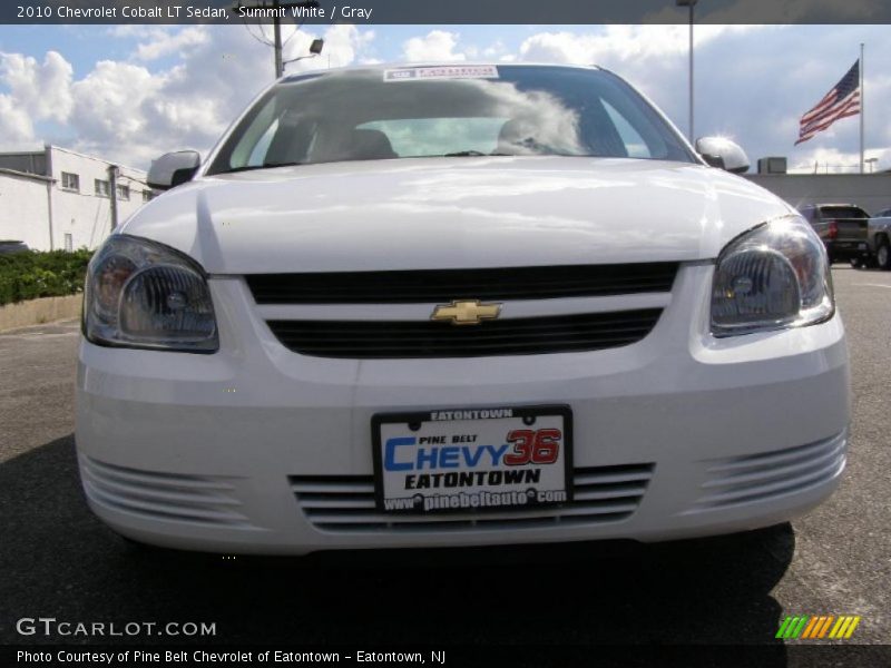 Summit White / Gray 2010 Chevrolet Cobalt LT Sedan