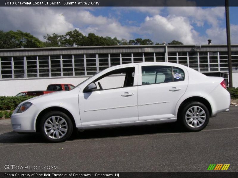 Summit White / Gray 2010 Chevrolet Cobalt LT Sedan