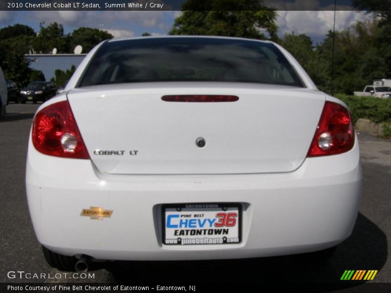 Summit White / Gray 2010 Chevrolet Cobalt LT Sedan