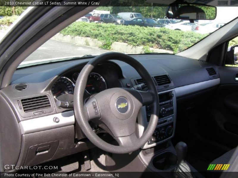 Summit White / Gray 2010 Chevrolet Cobalt LT Sedan