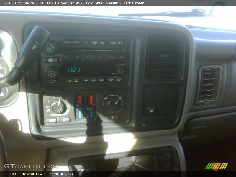 Polo Green Metallic / Dark Pewter 2003 GMC Sierra 2500HD SLT Crew Cab 4x4