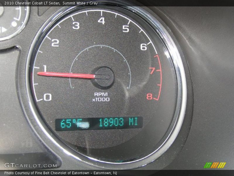 Summit White / Gray 2010 Chevrolet Cobalt LT Sedan