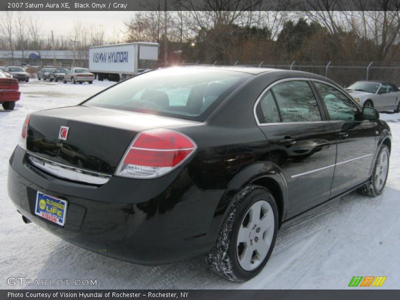 Black Onyx / Gray 2007 Saturn Aura XE