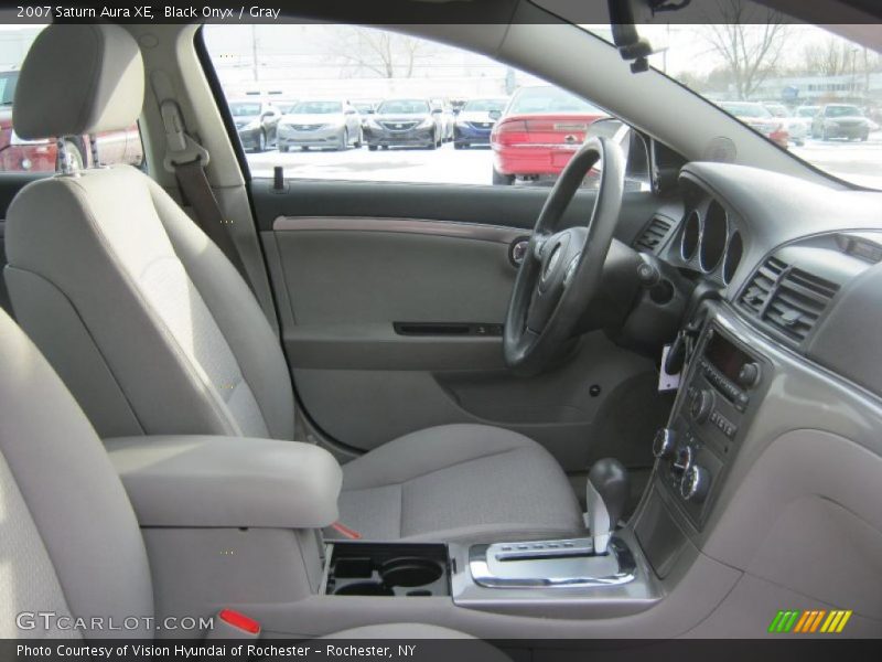Black Onyx / Gray 2007 Saturn Aura XE