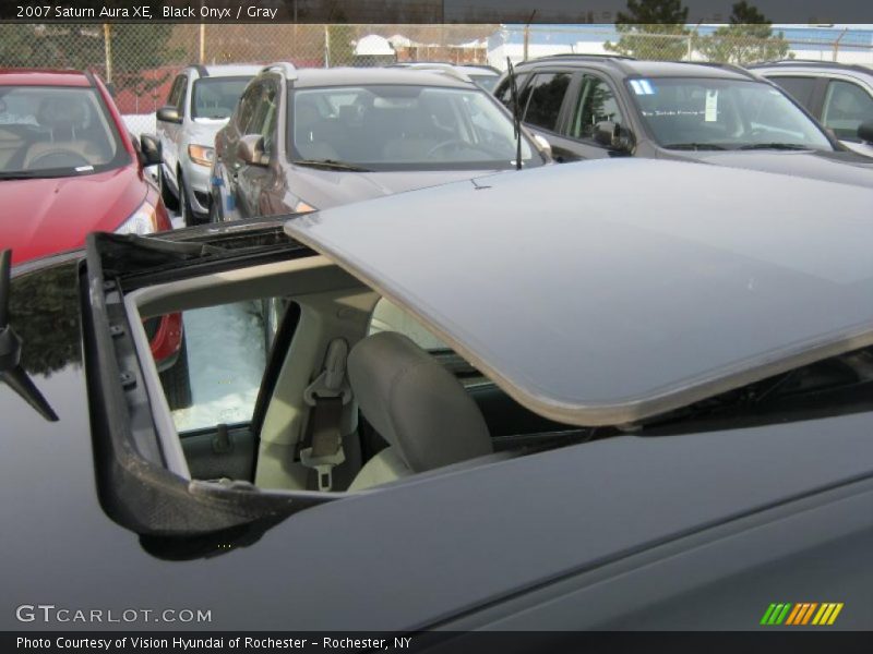 Black Onyx / Gray 2007 Saturn Aura XE