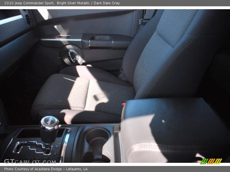 Bright Silver Metallic / Dark Slate Gray 2010 Jeep Commander Sport