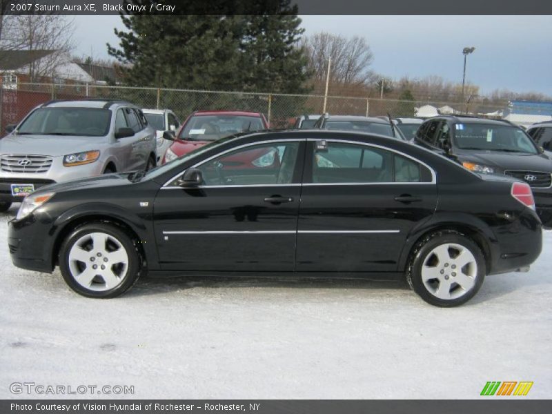 Black Onyx / Gray 2007 Saturn Aura XE
