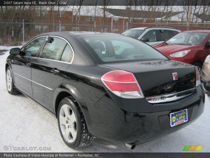 Black Onyx / Gray 2007 Saturn Aura XE