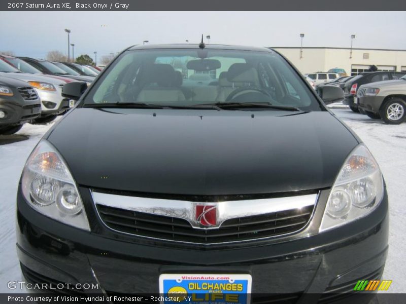 Black Onyx / Gray 2007 Saturn Aura XE