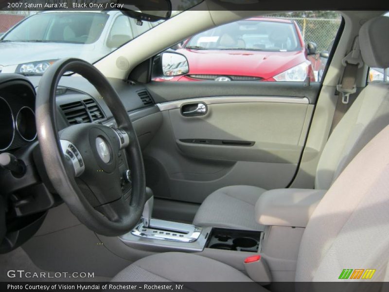 Black Onyx / Gray 2007 Saturn Aura XE