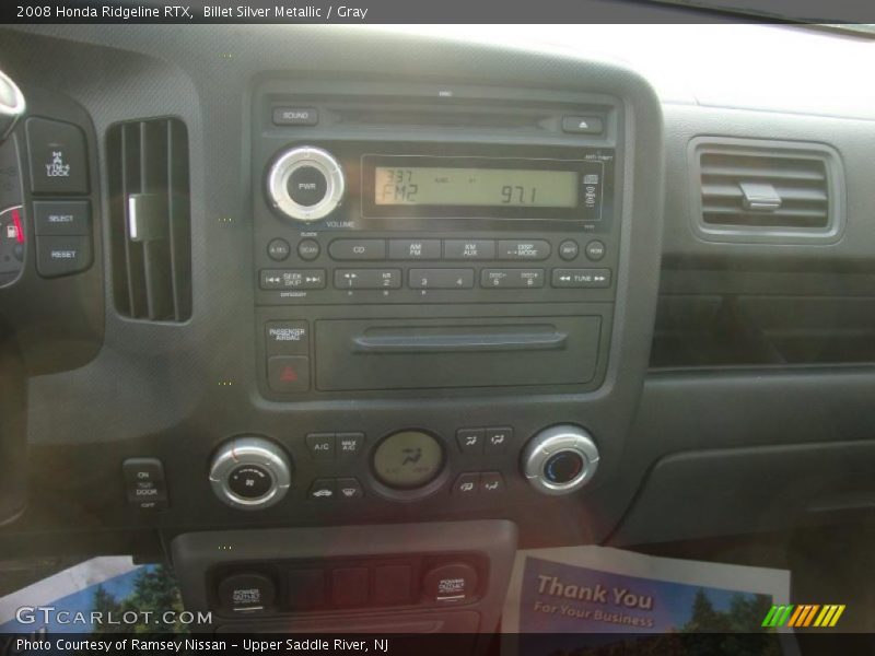 Billet Silver Metallic / Gray 2008 Honda Ridgeline RTX