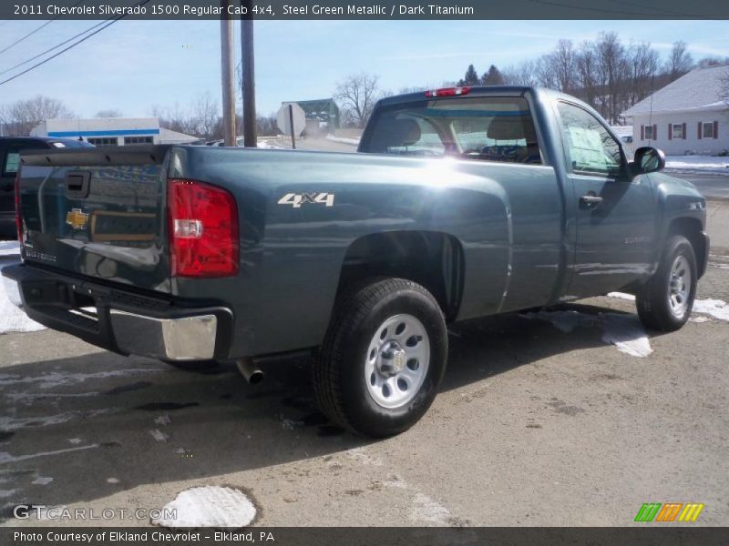  2011 Silverado 1500 Regular Cab 4x4 Steel Green Metallic