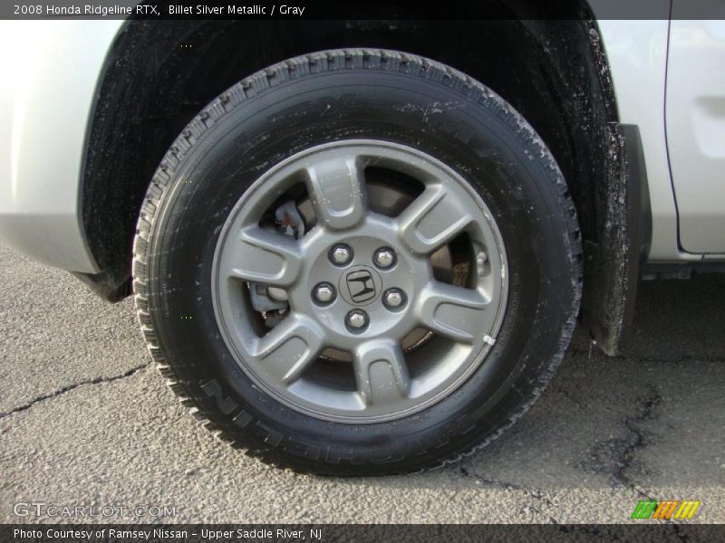 Billet Silver Metallic / Gray 2008 Honda Ridgeline RTX