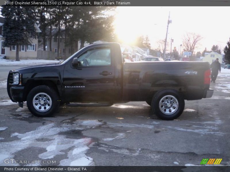 Black / Dark Titanium 2008 Chevrolet Silverado 1500 LS Regular Cab 4x4