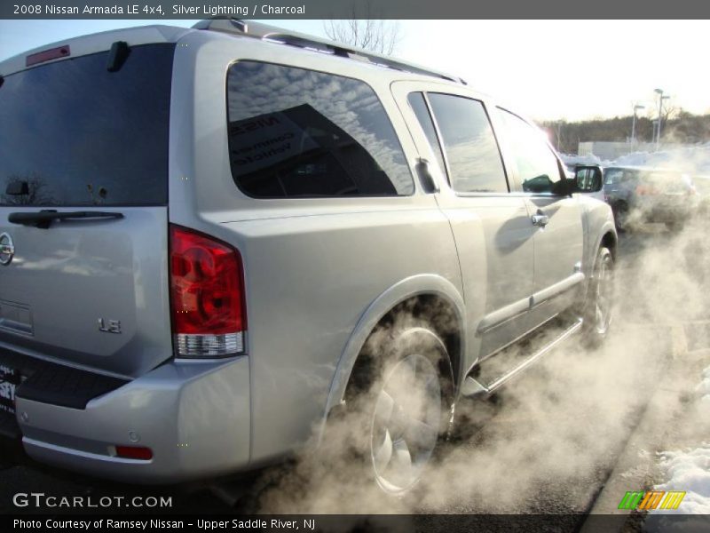 Silver Lightning / Charcoal 2008 Nissan Armada LE 4x4