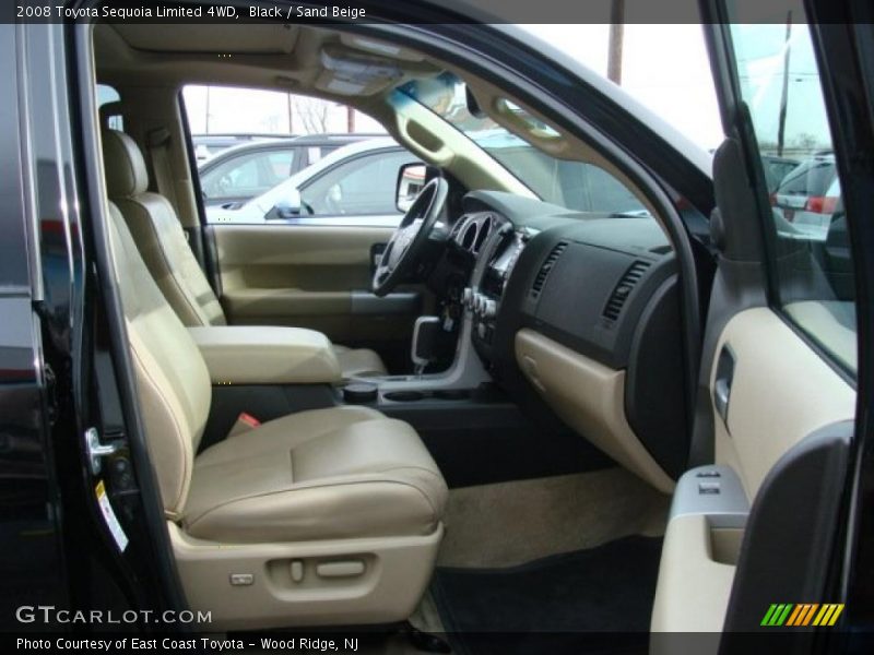 Black / Sand Beige 2008 Toyota Sequoia Limited 4WD