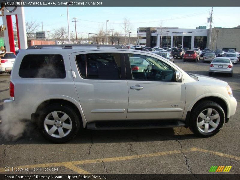 Silver Lightning / Charcoal 2008 Nissan Armada LE 4x4
