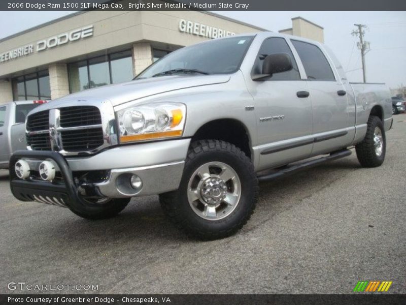 Bright Silver Metallic / Medium Slate Gray 2006 Dodge Ram 1500 SLT Mega Cab