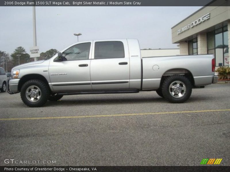 Bright Silver Metallic / Medium Slate Gray 2006 Dodge Ram 1500 SLT Mega Cab