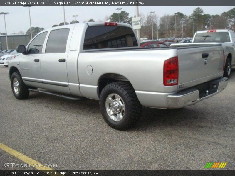 Bright Silver Metallic / Medium Slate Gray 2006 Dodge Ram 1500 SLT Mega Cab