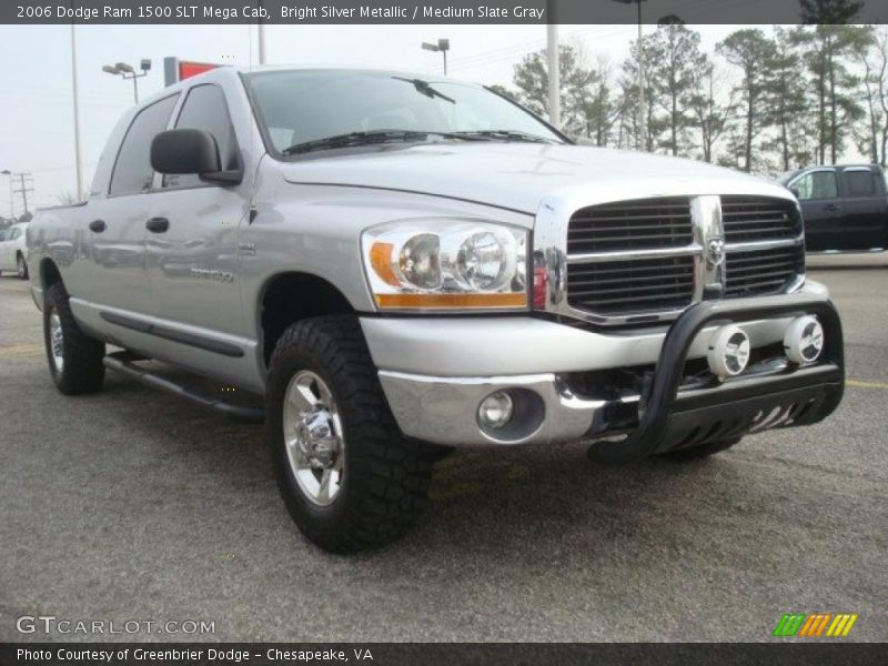 Bright Silver Metallic / Medium Slate Gray 2006 Dodge Ram 1500 SLT Mega Cab