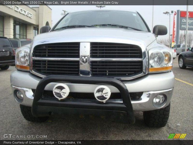 Bright Silver Metallic / Medium Slate Gray 2006 Dodge Ram 1500 SLT Mega Cab
