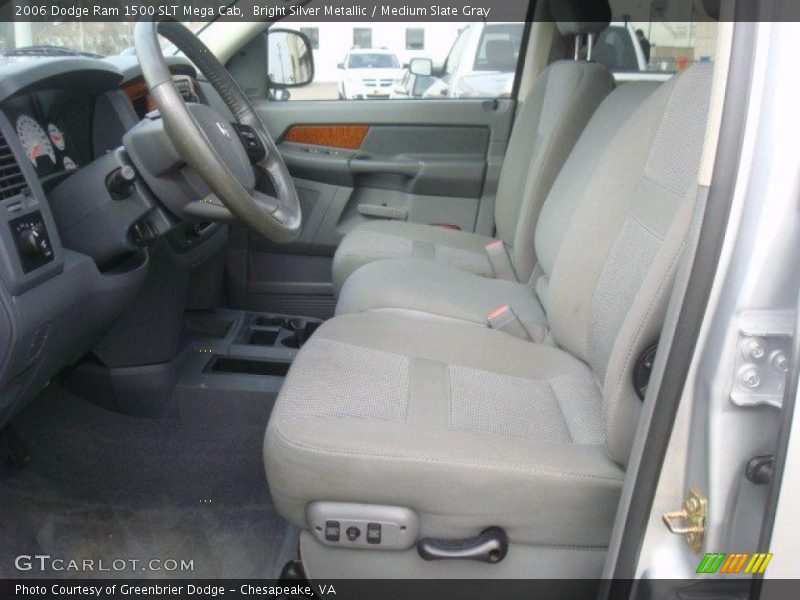 Bright Silver Metallic / Medium Slate Gray 2006 Dodge Ram 1500 SLT Mega Cab
