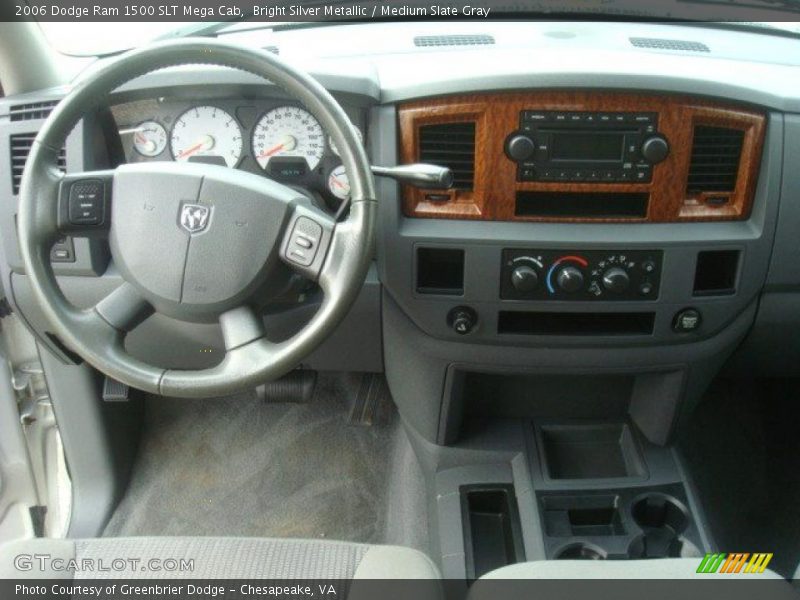 Bright Silver Metallic / Medium Slate Gray 2006 Dodge Ram 1500 SLT Mega Cab