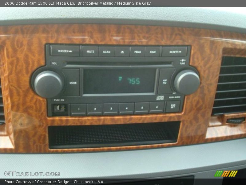 Bright Silver Metallic / Medium Slate Gray 2006 Dodge Ram 1500 SLT Mega Cab