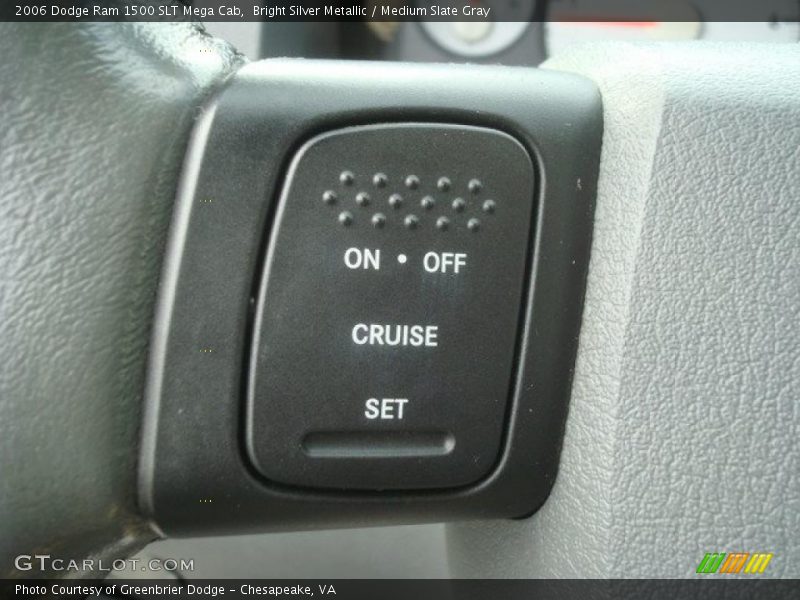 Bright Silver Metallic / Medium Slate Gray 2006 Dodge Ram 1500 SLT Mega Cab