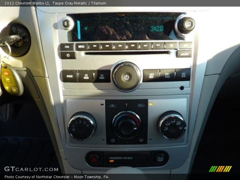 Taupe Gray Metallic / Titanium 2011 Chevrolet Malibu LS
