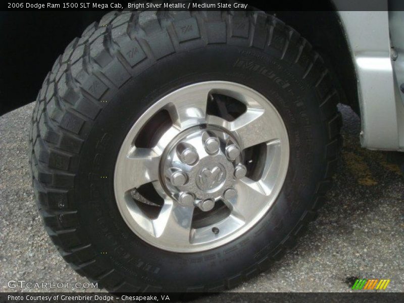 Bright Silver Metallic / Medium Slate Gray 2006 Dodge Ram 1500 SLT Mega Cab