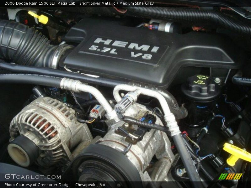Bright Silver Metallic / Medium Slate Gray 2006 Dodge Ram 1500 SLT Mega Cab