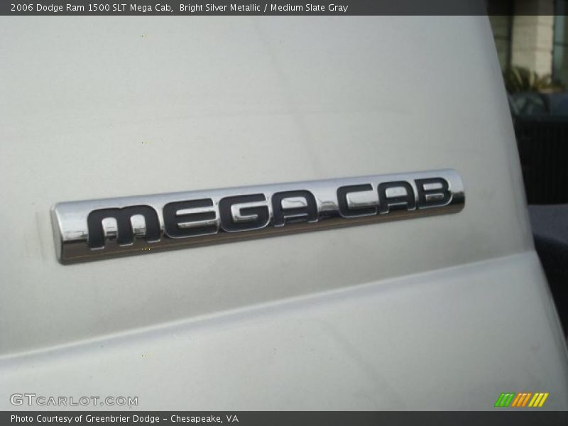 Bright Silver Metallic / Medium Slate Gray 2006 Dodge Ram 1500 SLT Mega Cab