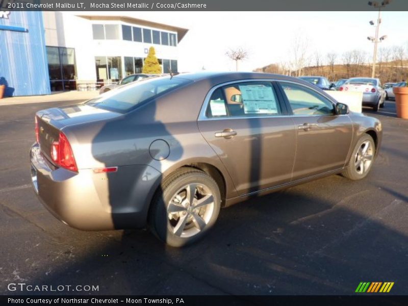 Mocha Steel Metallic / Cocoa/Cashmere 2011 Chevrolet Malibu LT