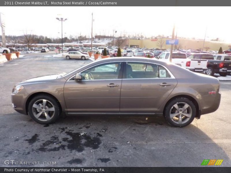 Mocha Steel Metallic / Cocoa/Cashmere 2011 Chevrolet Malibu LT