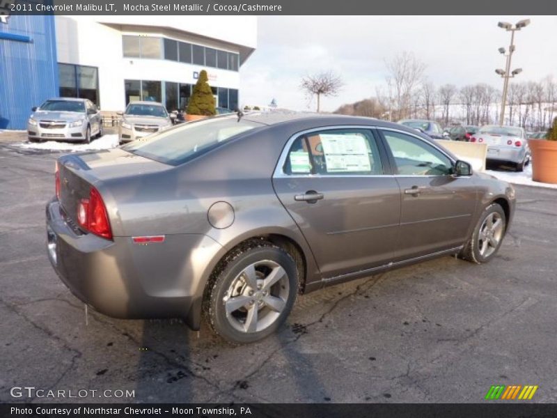 Mocha Steel Metallic / Cocoa/Cashmere 2011 Chevrolet Malibu LT