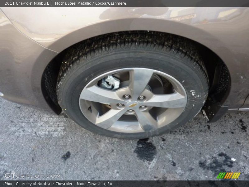 Mocha Steel Metallic / Cocoa/Cashmere 2011 Chevrolet Malibu LT