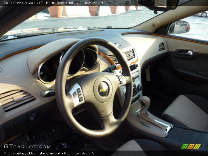 Mocha Steel Metallic / Cocoa/Cashmere 2011 Chevrolet Malibu LT