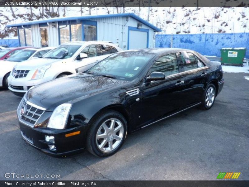 Black Raven / Ebony 2008 Cadillac STS 4 V6 AWD