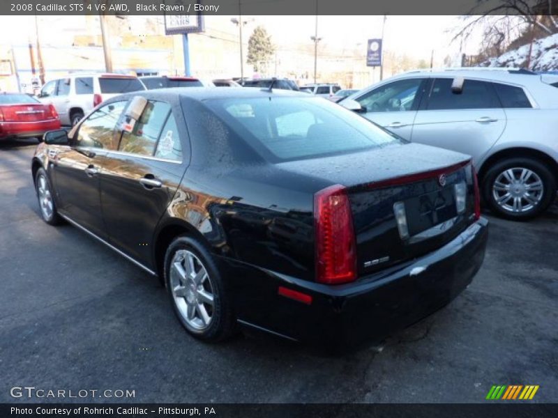 Black Raven / Ebony 2008 Cadillac STS 4 V6 AWD