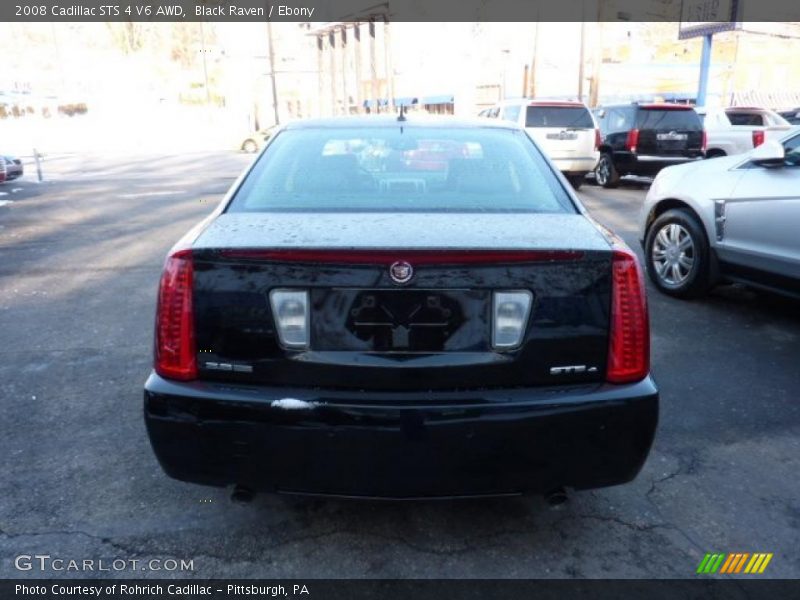Black Raven / Ebony 2008 Cadillac STS 4 V6 AWD