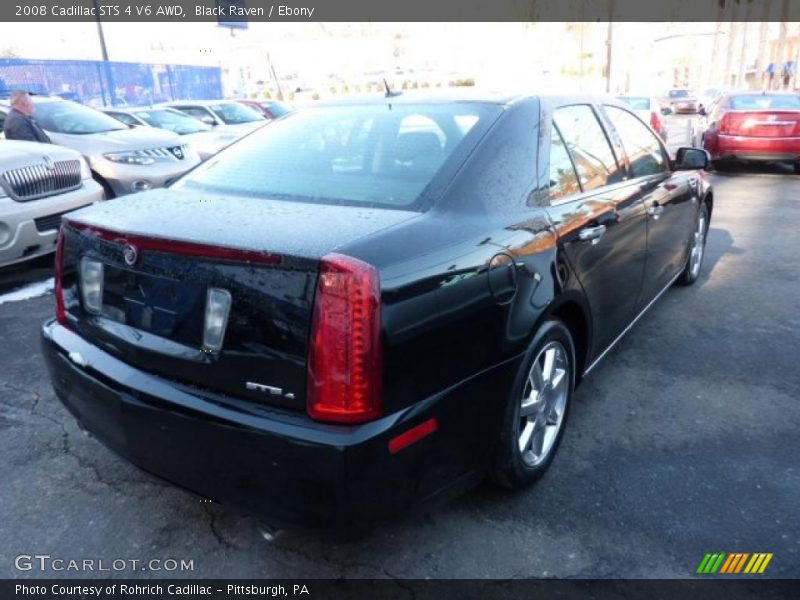 Black Raven / Ebony 2008 Cadillac STS 4 V6 AWD
