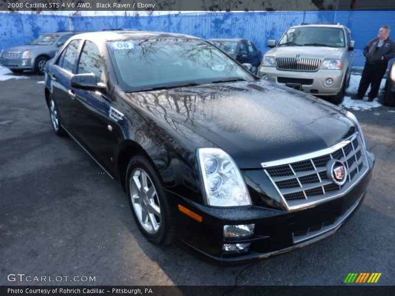 Black Raven / Ebony 2008 Cadillac STS 4 V6 AWD