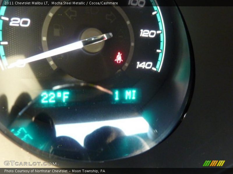 Mocha Steel Metallic / Cocoa/Cashmere 2011 Chevrolet Malibu LT