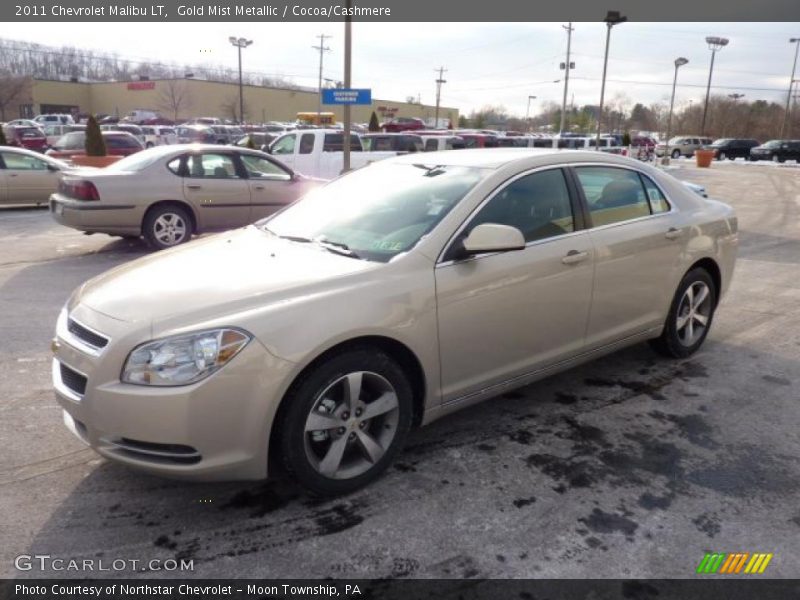 Gold Mist Metallic / Cocoa/Cashmere 2011 Chevrolet Malibu LT