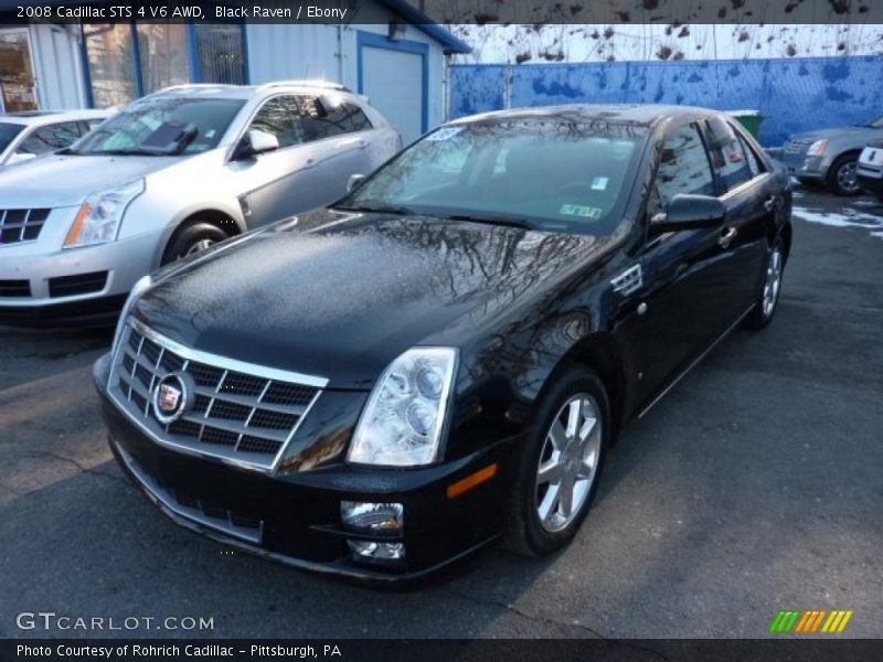 Black Raven / Ebony 2008 Cadillac STS 4 V6 AWD