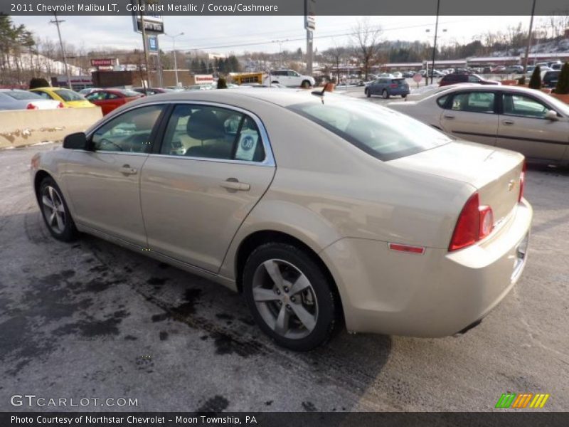 Gold Mist Metallic / Cocoa/Cashmere 2011 Chevrolet Malibu LT