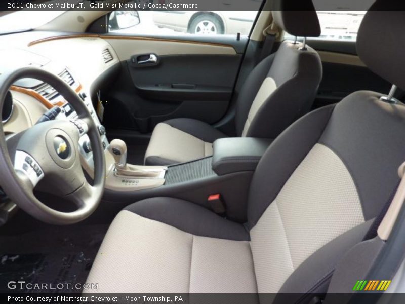 Gold Mist Metallic / Cocoa/Cashmere 2011 Chevrolet Malibu LT